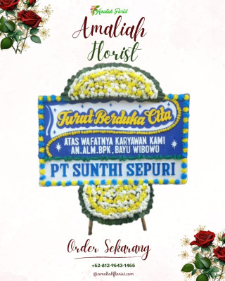 Papan Bunga Duka di Tapin Tengah