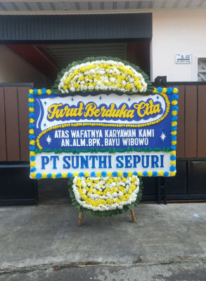 Papan Bunga Duka di Tapin Tengah